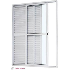 porta balcao 3 folhas